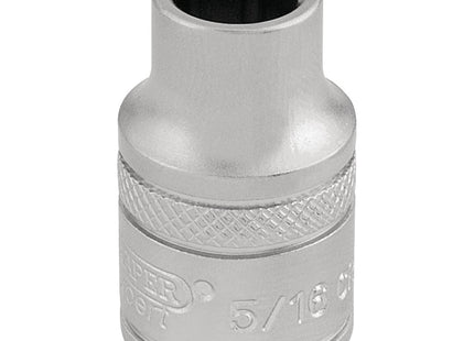 Draper 6 Point Imperial Socket, 3/8" Sq. Dr., 5/16" 16549 Draper - Town Tools 