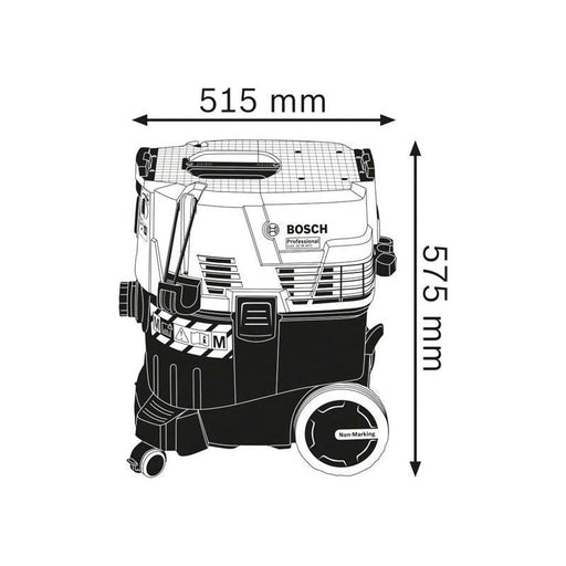 Bosch GAS 35 M AFC Professional M-Class Wet & Dry Vacuum 1200W 240V Bosch - RockBottom Northampton