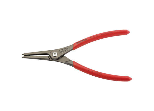 Draper Knipex 49 11 A3 225mm External Straight Tip Circlip Pliers, 40 - 100mm Ca Draper - Town Tools 