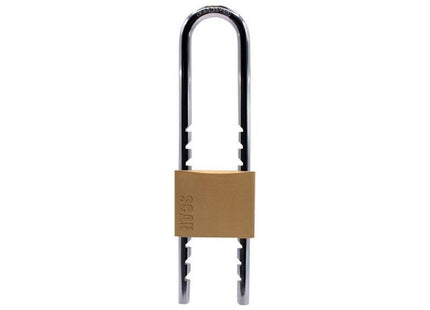 Scan Brass Padlock 50mm Sliding Shackle Scan - RockBottom Nothampton