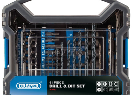 Draper Drill Bit and Accessory Kit (41 Piece) 80980 Draper - Town Tools 