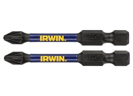 Irwin® Impact Pro Performance Screwdriver Bits PZ1 57mm (Pack 2) IRWIN® - RockBottom Northampton