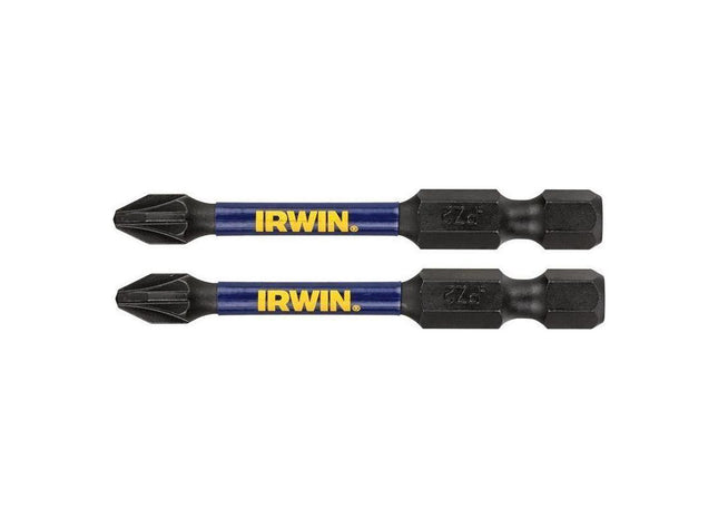 Irwin® Impact Pro Performance Screwdriver Bits PZ1 57mm (Pack 2) IRWIN® - RockBottom Northampton