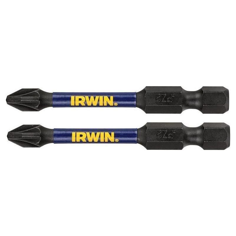 Irwin® Impact Pro Performance Screwdriver Bits PZ1 57mm (Pack 2) IRWIN® - RockBottom Northampton