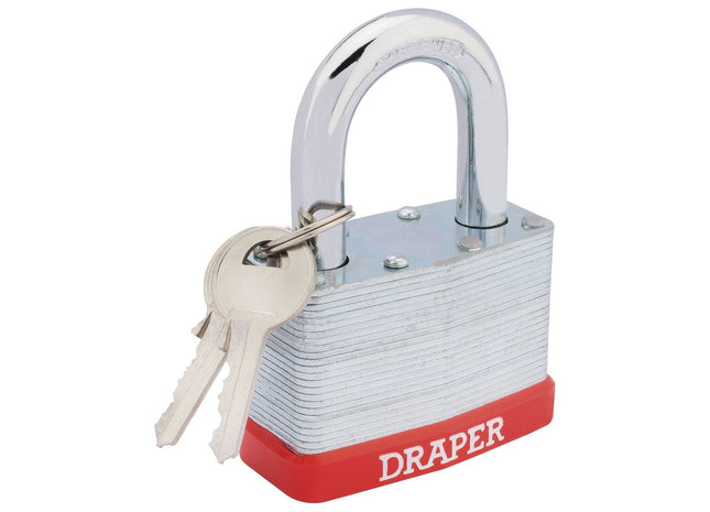 Draper Laminated Steel Padlock, 65mm 68807 Draper - Town Tools 