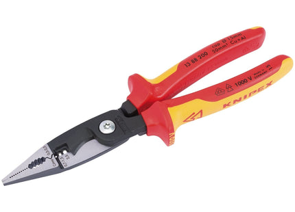 Draper Knipex 13 88 200UKSBE Fully Insulated Electricians Universal Installation Draper - Town Tools 