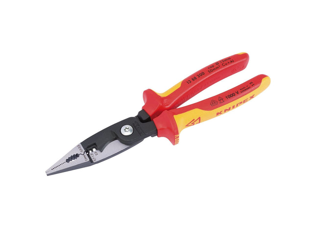 Draper Knipex 13 88 200UKSBE Fully Insulated Electricians Universal Installation Draper - Town Tools 