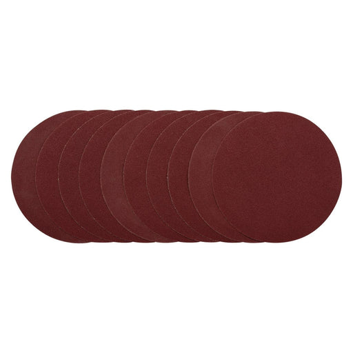 Draper Sanding Discs, 200mm, 80 Grit (Pack of 10) 10232 Draper - Town Tools 