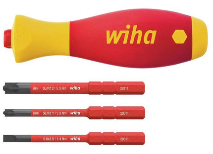 Wiha SoftFinish® electric slimVario Screwdriver Set, 4 Piece Wiha - RockBottom Northampton