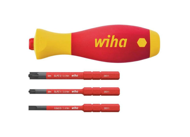 Wiha SoftFinish® electric slimVario Screwdriver Set, 4 Piece Wiha - RockBottom Northampton