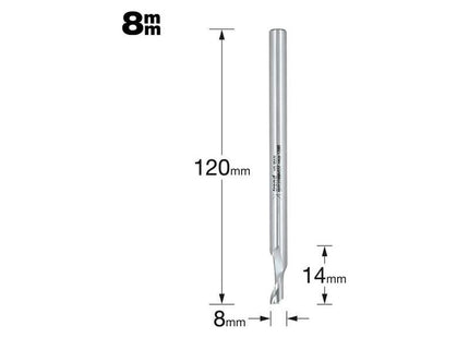 Trend 50/51 x 8mm HSSE Helical Plunge Bit 8mm Trend - RockBottom Northampton