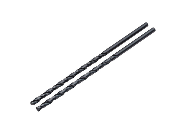 Draper Black HSS Long Drill Bit 4.0 x 119mm (Pack of 2) Draper - Town Tools
