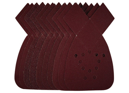 Draper Detail Sanding Sheets with Hook and Loop, 140mm, Assorted Grit, SSD4 (Pac Draper - Town Tools 