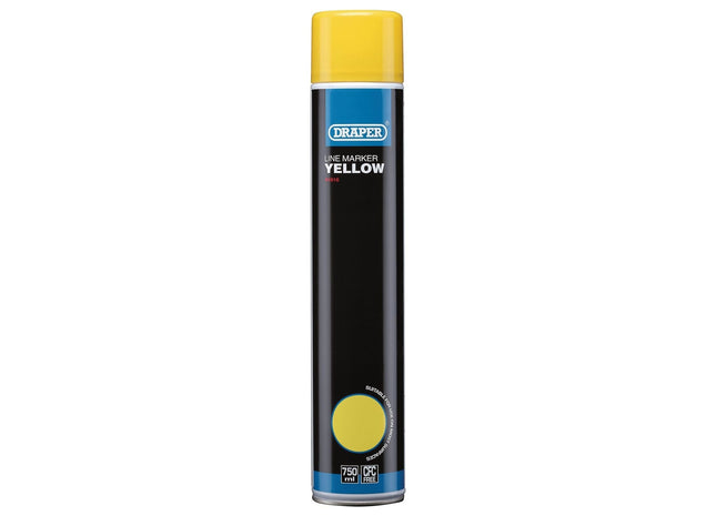Draper Line Marker Spray Paint, 750ml, Yellow 41916 Draper - Town Tools 