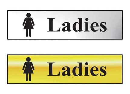 Scan Ladies - Polished Chrome Effect 200 x 50mm Scan - RockBottom Nothampton