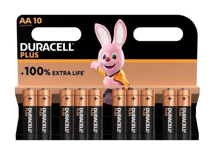 Duracell AA Cell Plus Power +100% Batteries (Pack 10) Duracell - RockBottom Northampton