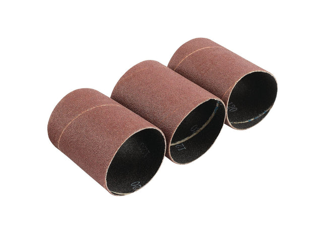 Draper Aluminium Oxide Sanding Sleeves, 45 x 60mm, 120 Grit (Pack of 3) 93354 Draper - Town Tools 