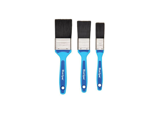 Bluespot Tools Soft Grip Synthetic Paint Brush Set, 3 Piece BlueSpot Tools - RockBottom Northampton
