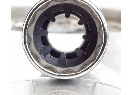 Draper HI-TORQ 8mm Thread Thin Wall 12 Point Spark Plug Socket, 3/8" Sq. Dr., 14 Draper - Town Tools 