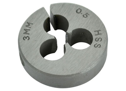 Faithfull HSS Straight Flute Split Die M3 x 0.5, 13/16in OD Faithfull - RockBottom Northampton