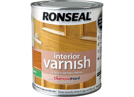 Ronseal Interior Varnish Quick Dry Matt Antique Pine 250ml Ronseal - RockBottom Nothampton