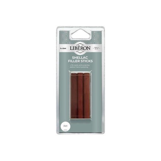 Liberon Shellac Filler Sticks Dark (3 Pack) Liberon - RockBottom Northampton
