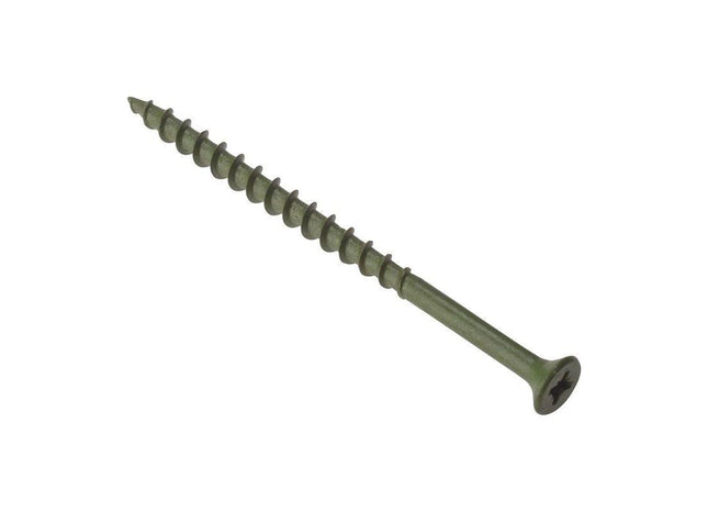 Forgefix Decking Screw Pozi Compatible ST Green Anti-Corrosion 4.5 x 50mm Tub 1000 ForgeFix - RockBottom Northampton