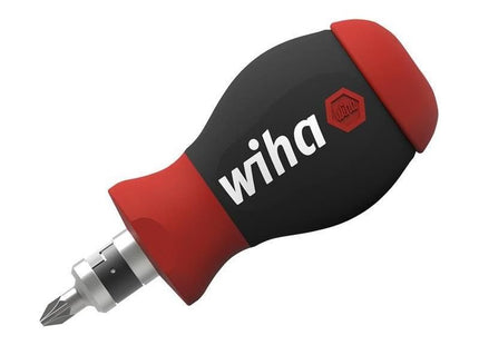 Wiha Magnetic SoftFinish® Stubby Screwdriver with Bit Magazine Wiha - RockBottom Northampton