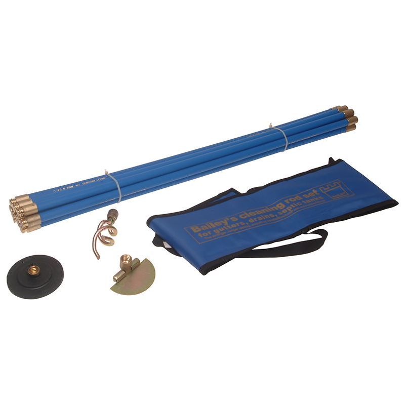 Bailey Products 5431 Universal 3/4in Drain Rod Set 3 Tools Brass Fittings Bailey Products - RockBottom Northampton