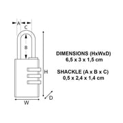 Master Lock Brass Finish 30mm 3-Digit Combination Padlock Master Lock - RockBottom Northampton