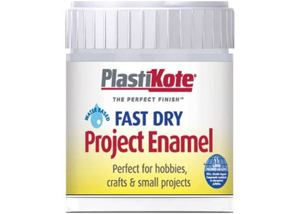 Plastikote Fast Dry Enamel Paint B30 Bottle Silver Aluminium 59ml PlastiKote - RockBottom Nothampton