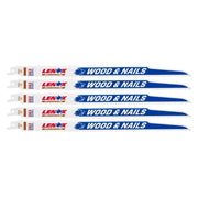 Lenox LumberWolf Reciprocating Saw Blade 305 x 19 x 1.3mm 6 TPI (Pack 5) LENOX - RockBottom Northampton