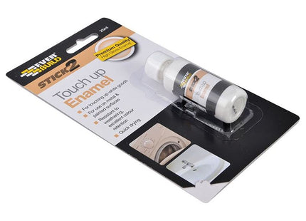 Everbuild Sika Stick2 Touch Up Enamel White 25ml Everbuild Sika - RockBottom Northamptin
