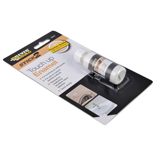 Everbuild Sika Stick2 Touch Up Enamel White 25ml Everbuild Sika - RockBottom Northamptin