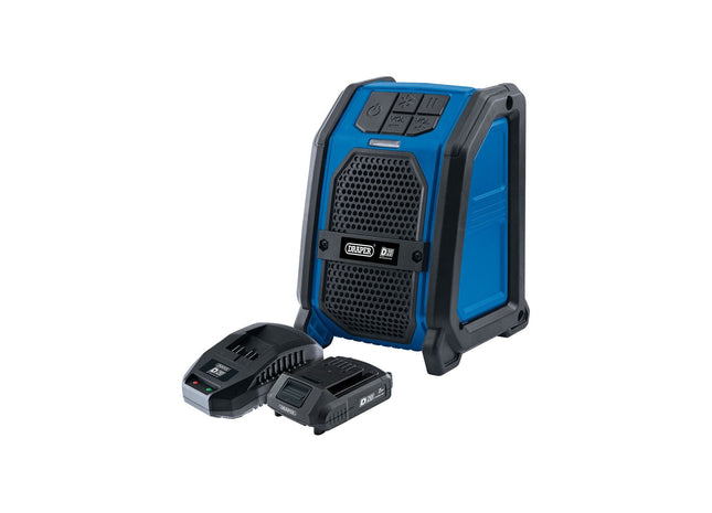 Draper D20 20V Wireless Speaker Kit (3 Piece) 04758 Draper - Town Tools 