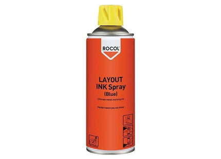 Rocol LAYOUT INK Spray Blue 400ml ROCOL - RockBottom Nothampton
