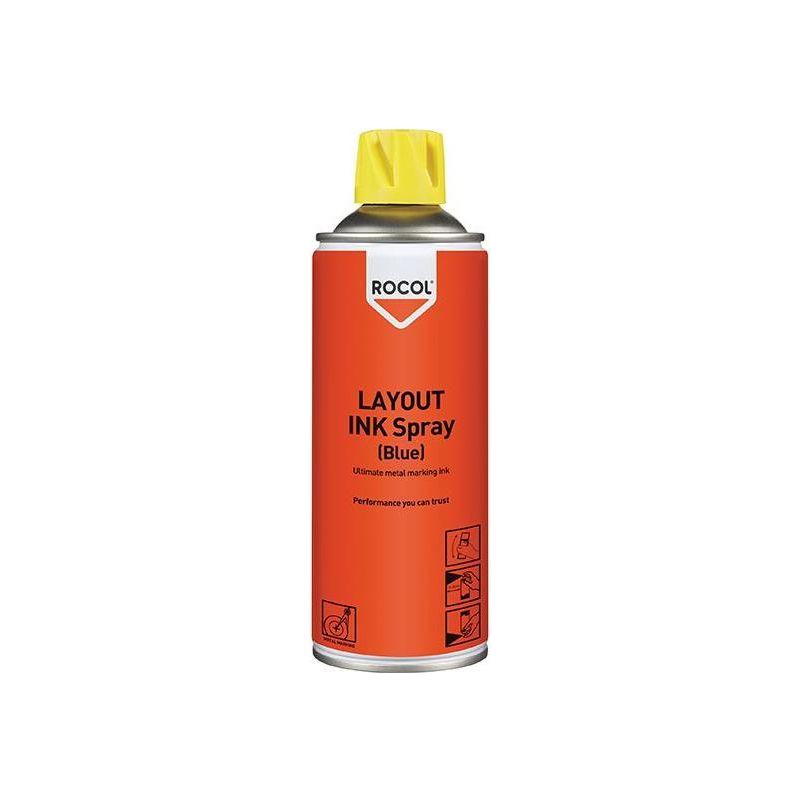 Rocol LAYOUT INK Spray Blue 400ml ROCOL - RockBottom Nothampton