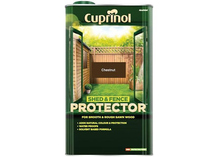 Cuprinol Shed & Fence Protector Chestnut 5 litre Cuprinol - RockBottom Northampton