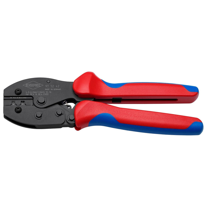 Knipex 97 52 42 SB PreciForce Crimping pliers for MC4/MC4 EVO, 220mm Draper - Town Tools
