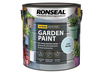 Ronseal Garden Paint Cool Breeze 2.5 litre Ronseal - RockBottom Nothampton