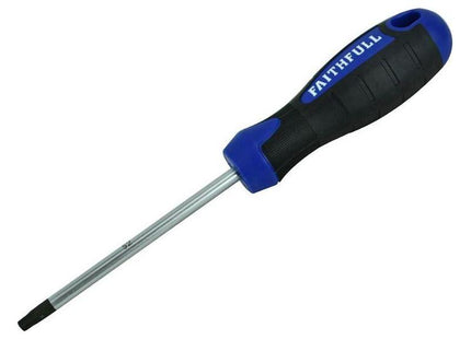 Faithfull Screwdriver Star (TORX) Tip TX30 x 100mm Faithfull - RockBottom Northampton