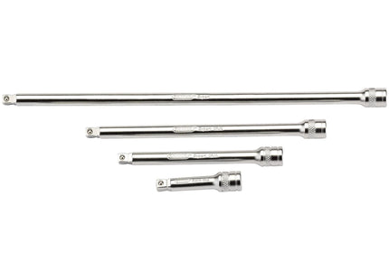 Draper Wobble Extension Bar Set, 1/4" Sq. Dr., Micro Satin Chrome (4 Piece) Draper - Town Tools 