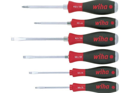 Wiha SoftFinish® SL/PZ Hex Blade Screwdriver Set, 6 Piece Wiha - RockBottom Northampton
