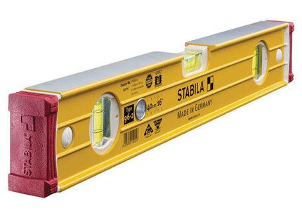 Stabila 96-2-40 Spirit Level 3 Vial 15225 40cm Stabila - RockBottom Nothampton
