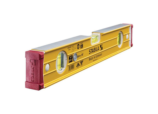 Stabila 96-2-40 Spirit Level 3 Vial 15225 40cm Stabila - RockBottom Nothampton