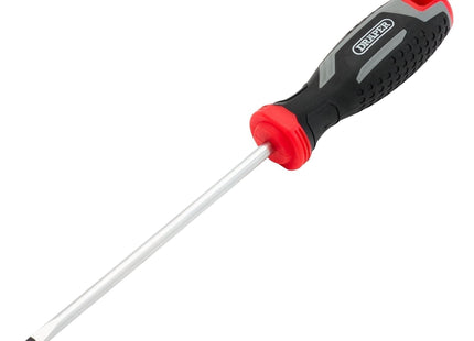 Draper Slotted Parallel Soft Grip Screwdriver, SL5.5 x 125mm Draper - Town Tools