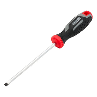 Draper Slotted Parallel Soft Grip Screwdriver, SL5.5 x 125mm Draper - Town Tools