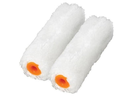 Faithfull Medium Pile Mini Roller Refills 100mm (4in) Pack of 2 Faithfull - RockBottom Northampton