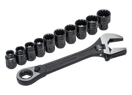 Crescent® X6™ Pass-Thru™ Adjustable Wrench Set, 11 Piece Crescent® - RockBottom Northampton