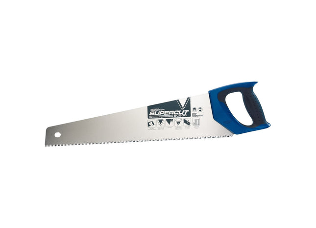 Draper Supercut Soft Grip Hardpoint Handsaw, 500mm/20", 7tpi/8ppi 49290 Draper - Town Tools 